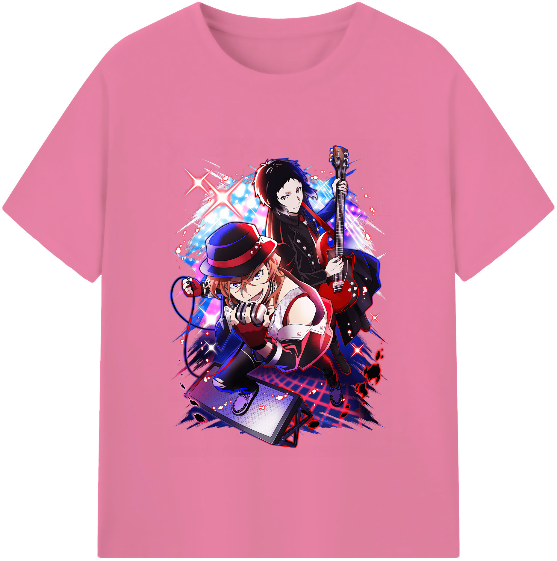 （画像用） 文豪ストレイドッグス Bungo Stray Dogs 綿100％半袖Tシャツ（フロントプリント）